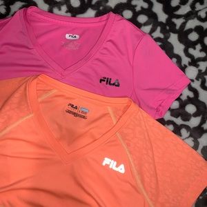 Two FILA Shirts